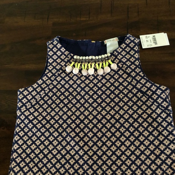 Crewcuts Beaded Pom Pom Dress. - Picture 3 of 9